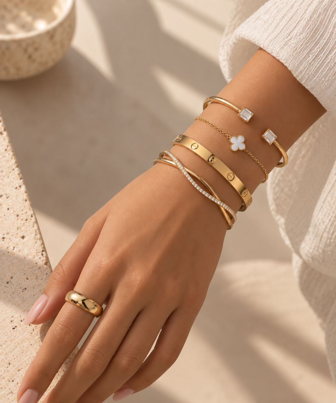 Thin Wrist Bangle Bracelets