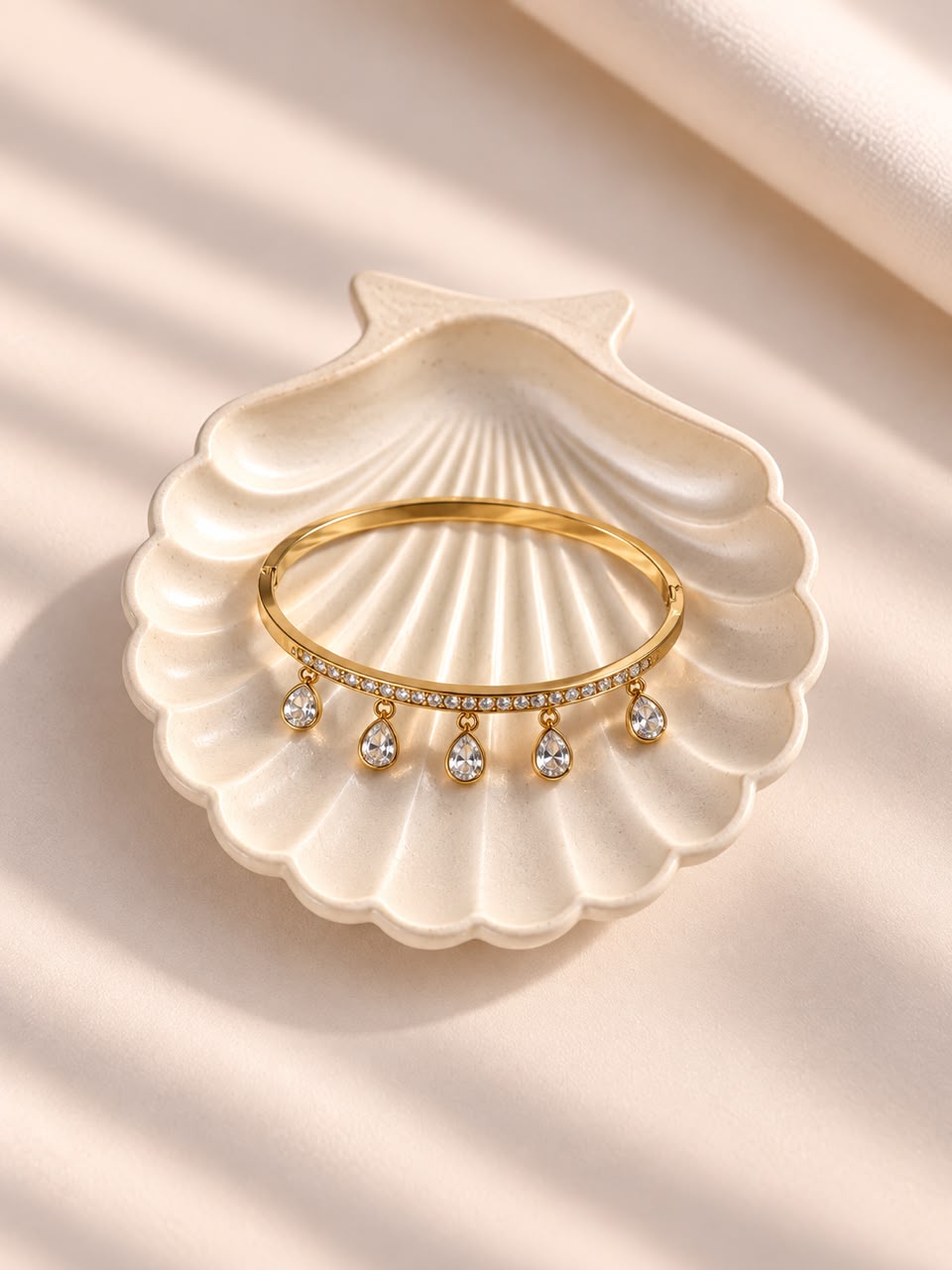 Luxe Drop Bangle Bracelet