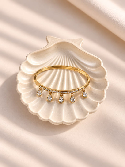 Luxe Drop Bangle Bracelet