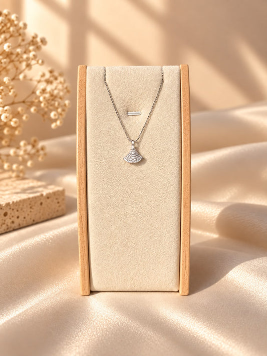 Crystal Pendant Necklace(Silver)