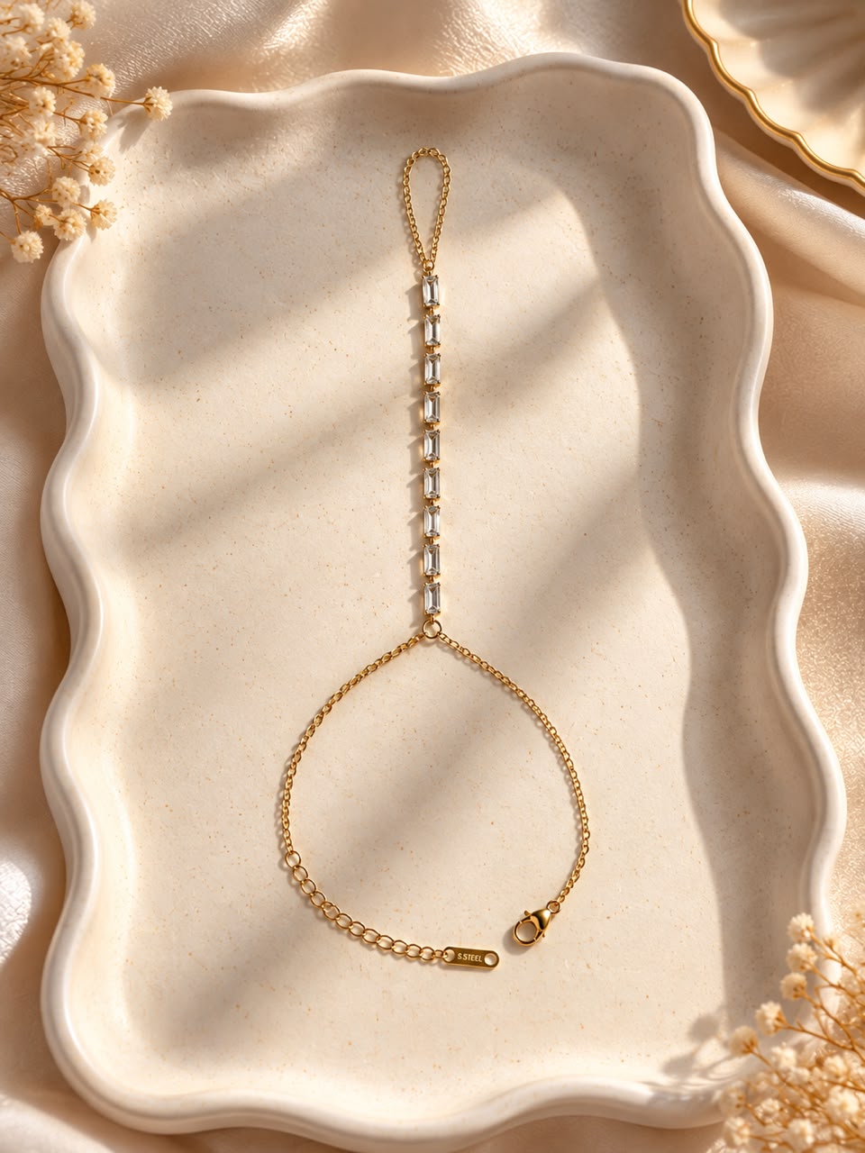Crystal Line Hand Chain