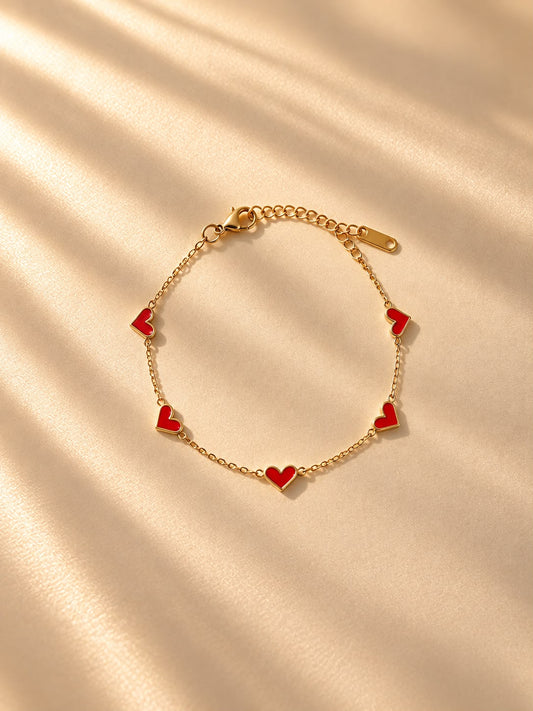Red Heart Bracelet