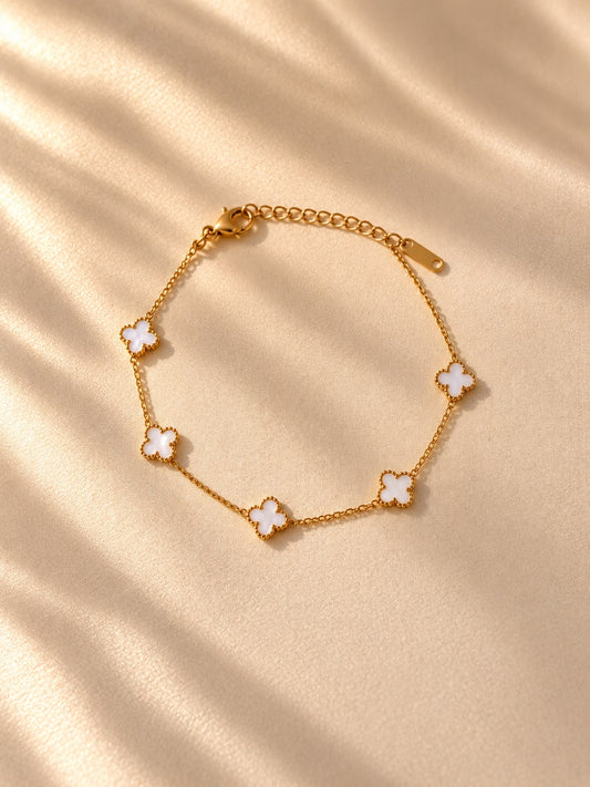 White Clover Bracelet