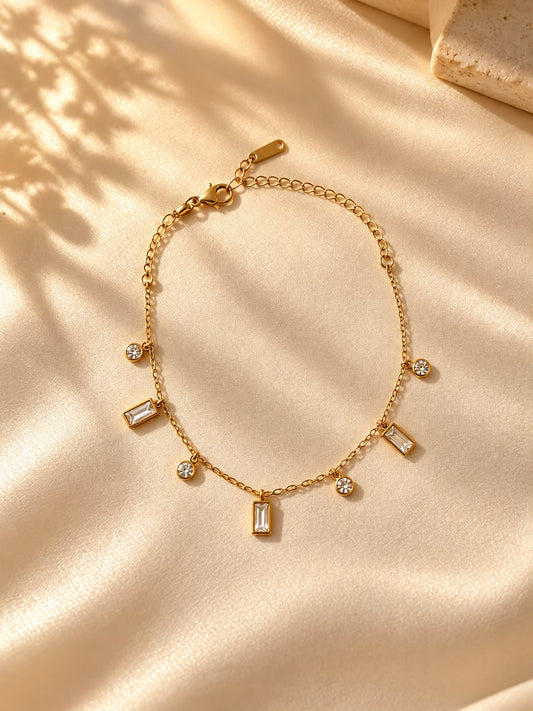 Crystal Charm Bracelet