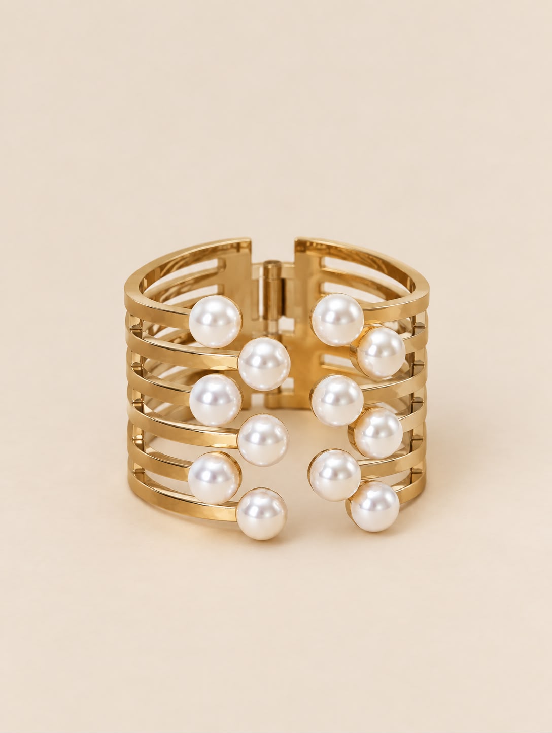 Pearl Luxe Cuff Bangle