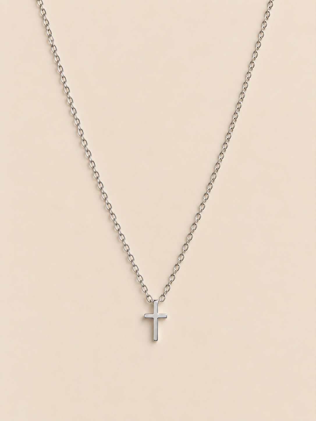 Tiny Cross necklace (Silver)