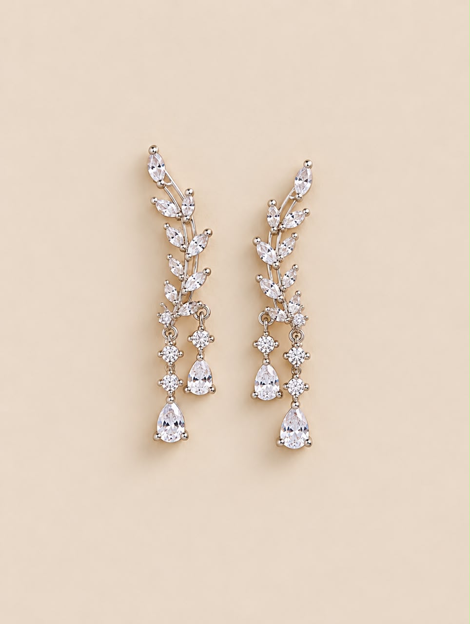 Dewdrop Vine Ear Cuff(Pair)